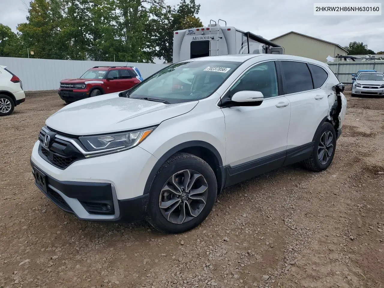 HONDA CR-V 2022, VIN 2HKRW2H86NH630160
