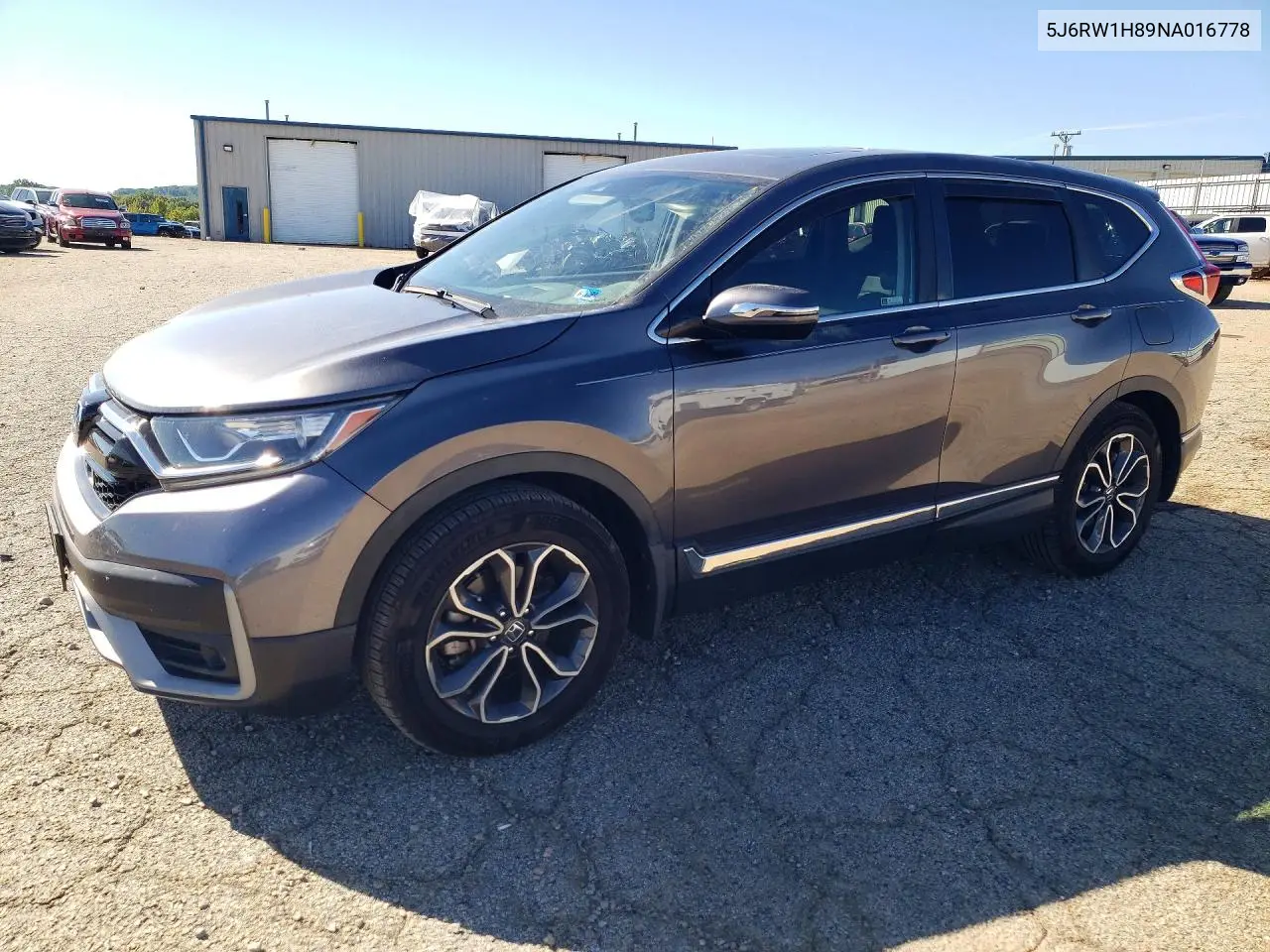 HONDA CR-V 2022, VIN 5J6RW1H89NA016778