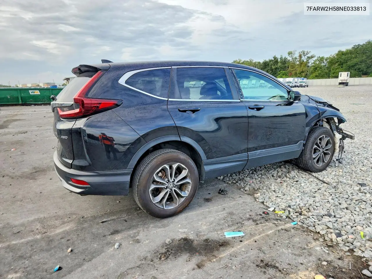 2022 HONDA CR-V VIN 7FARW2H58NE033813 — фото 3