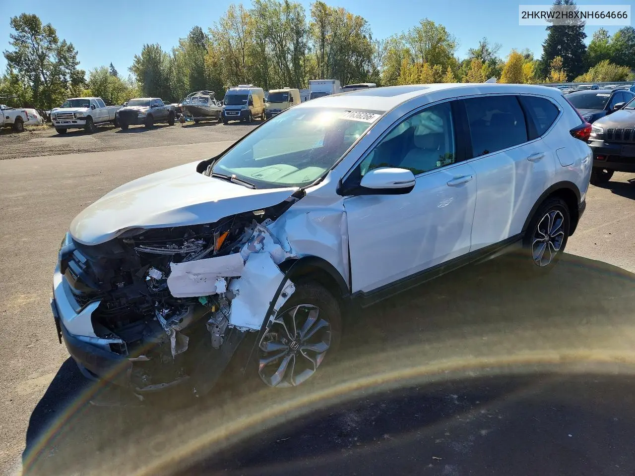 HONDA CR-V 2022, VIN 2HKRW2H8XNH664666