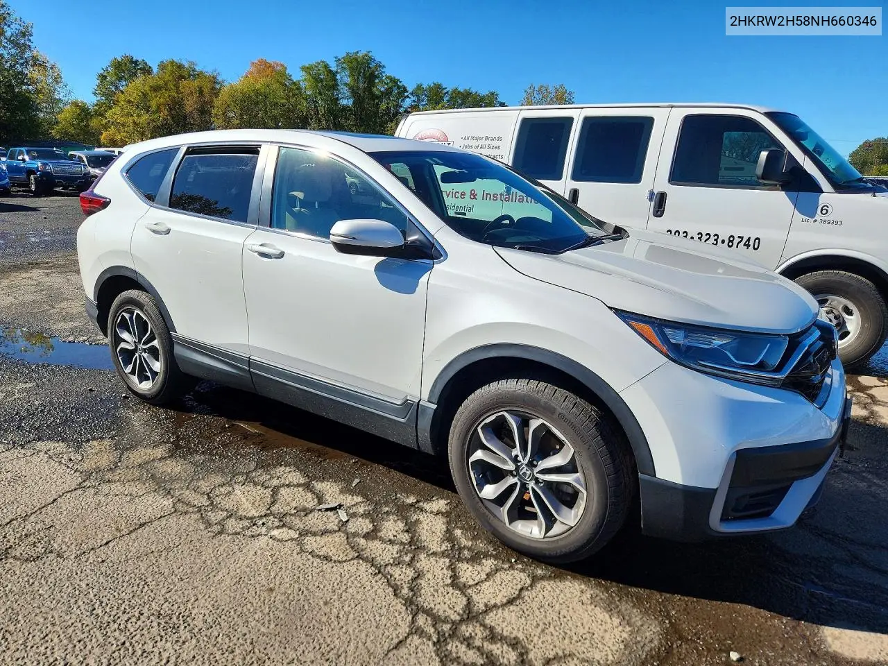 2022 HONDA CR-V VIN 2HKRW2H58NH660346 — фото 4