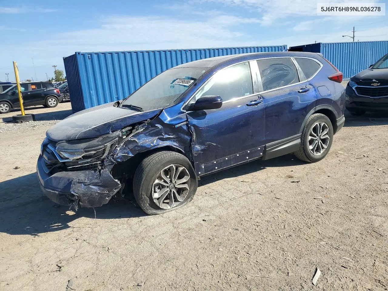 HONDA CR-V 2022, VIN 5J6RT6H89NL036278