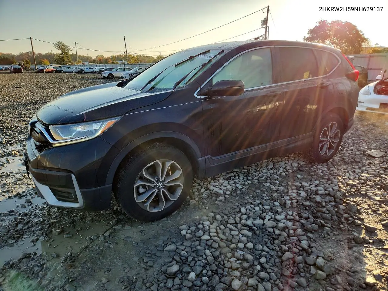 HONDA CR-V 2022, VIN 2HKRW2H59NH629137