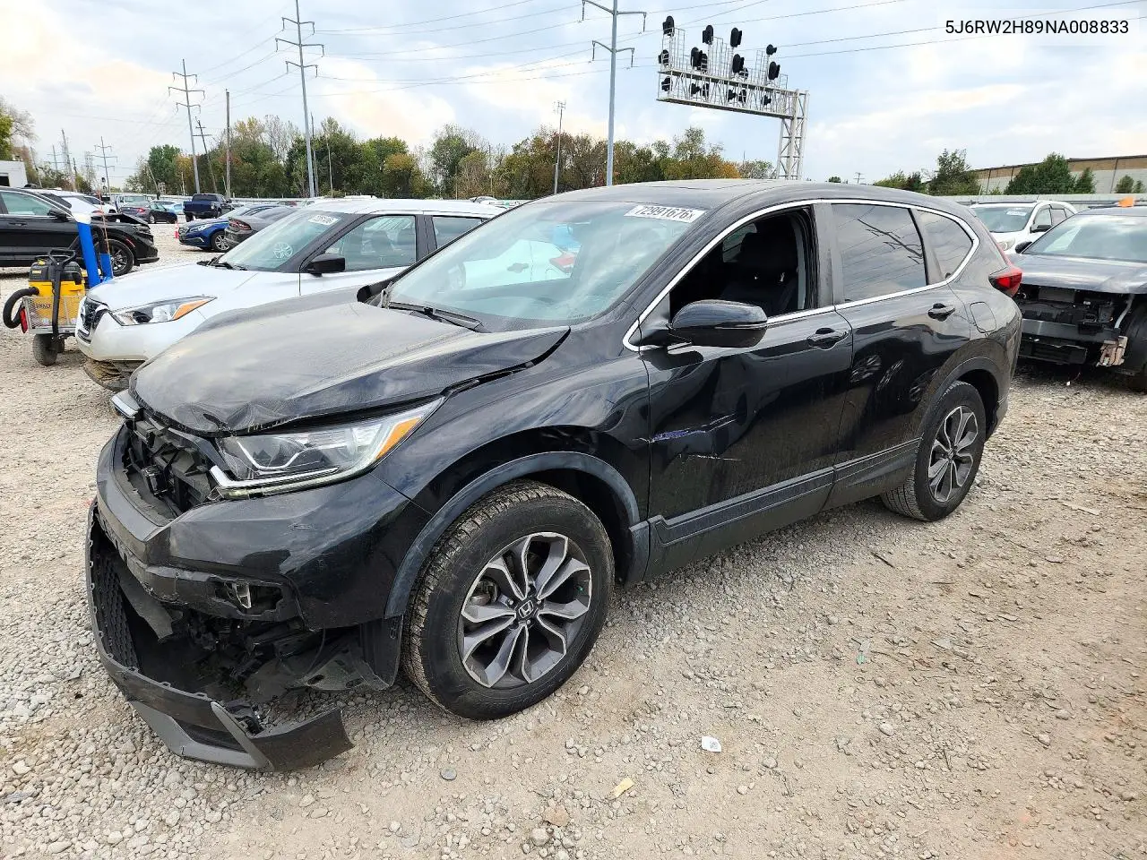 HONDA CR-V 2022, VIN 5J6RW2H89NA008833