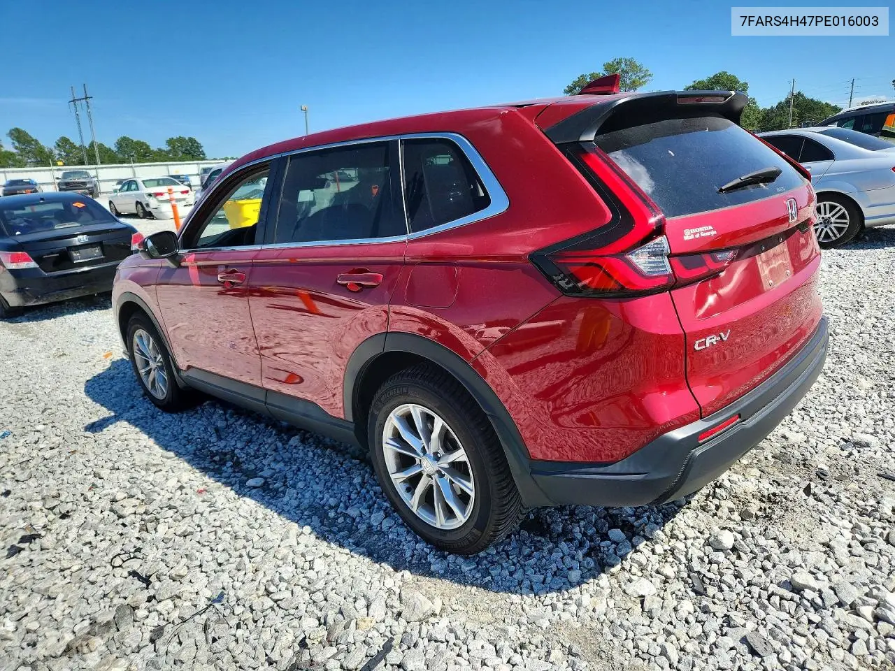 2023 HONDA CR-V VIN 7FARS4H47PE016003 — фото 2