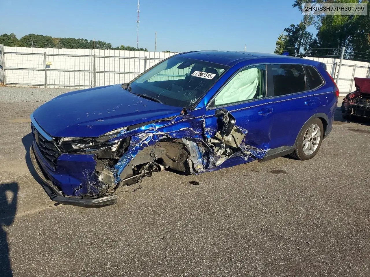 HONDA CR-V 2023, VIN 2HKRS3H77PH301799