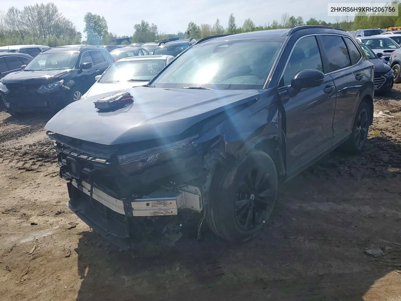 HONDA CR-V 2024, VIN 2HKRS6H9XRH206756