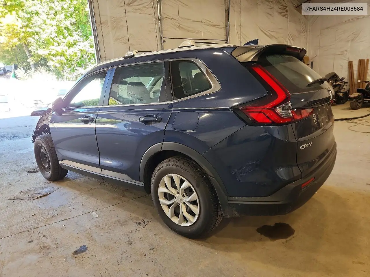 2024 HONDA CR-V VIN 7FARS4H24RE008684 — фото 2