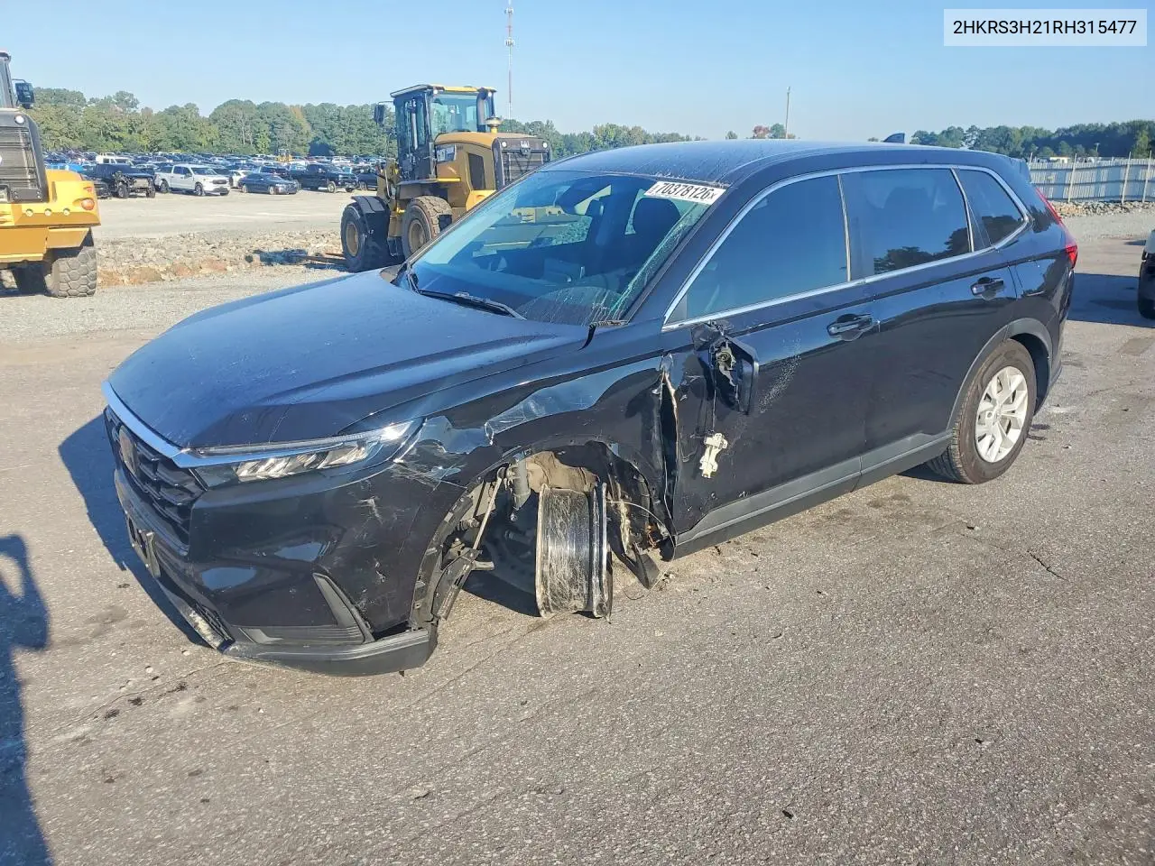 HONDA CR-V 2024, VIN 2HKRS3H21RH315477