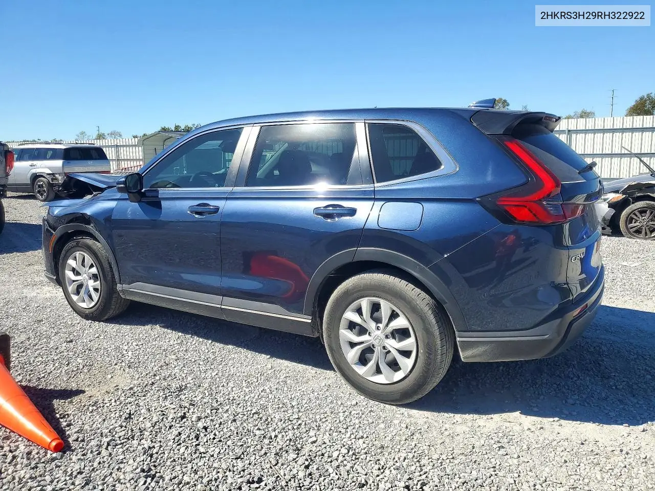 2024 HONDA CR-V VIN 2HKRS3H29RH322922 — фото 2