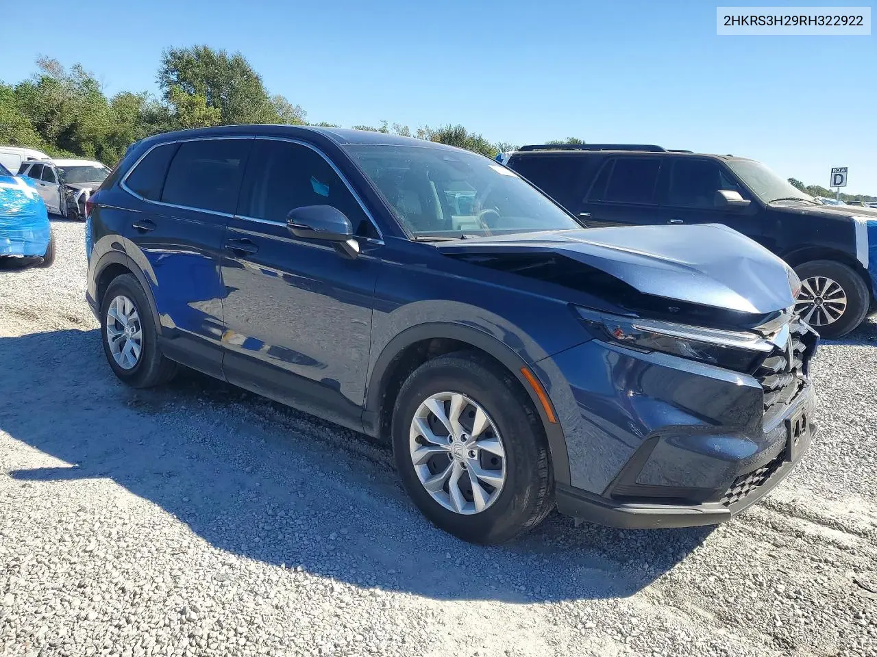 2024 HONDA CR-V VIN 2HKRS3H29RH322922 — фото 4