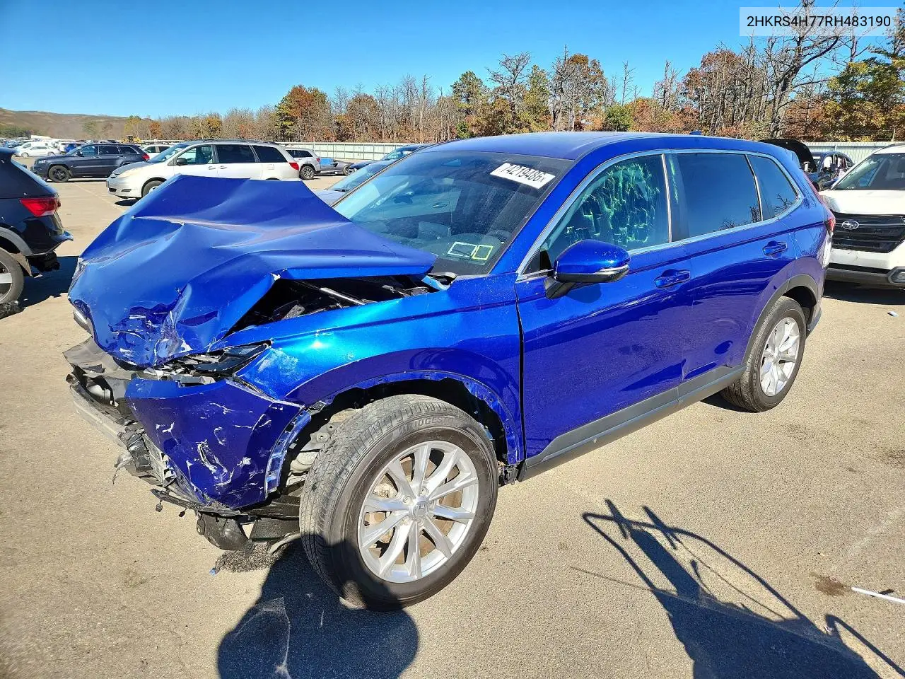 HONDA CR-V 2024, VIN 2HKRS4H77RH483190