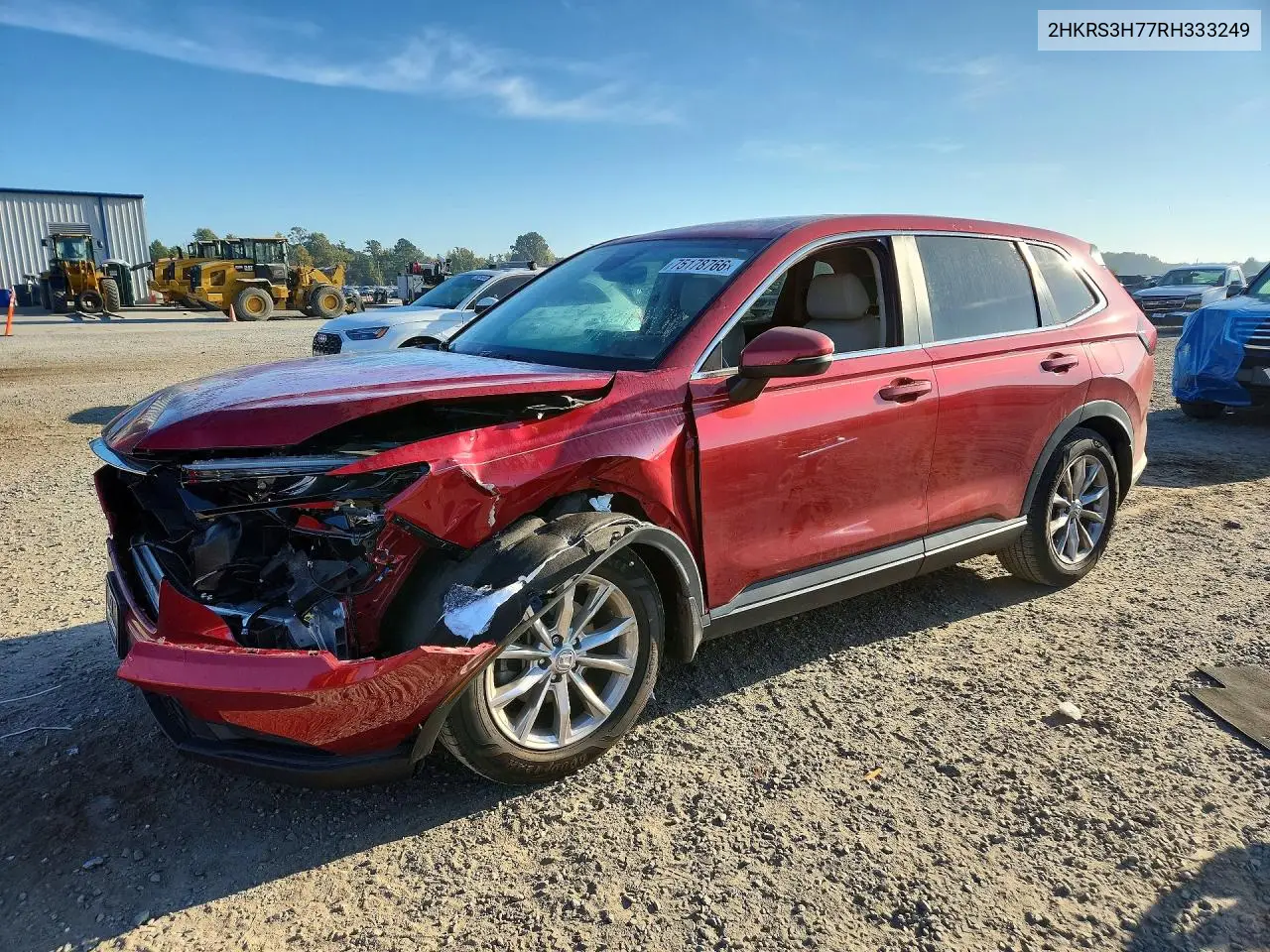 HONDA CR-V 2024, VIN 2HKRS3H77RH333249