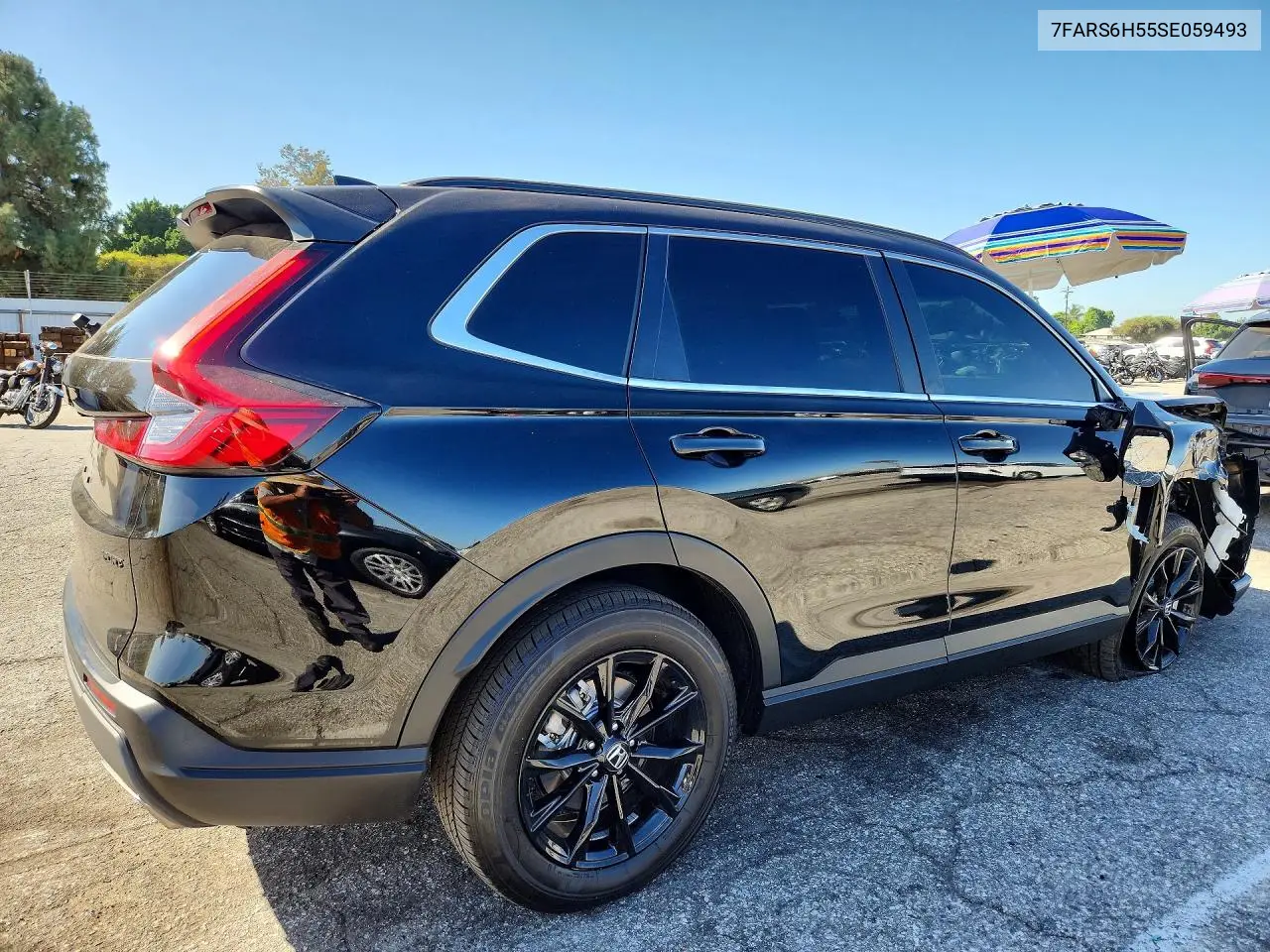 2025 HONDA CR-V VIN 7FARS6H55SE059493 — фото 3