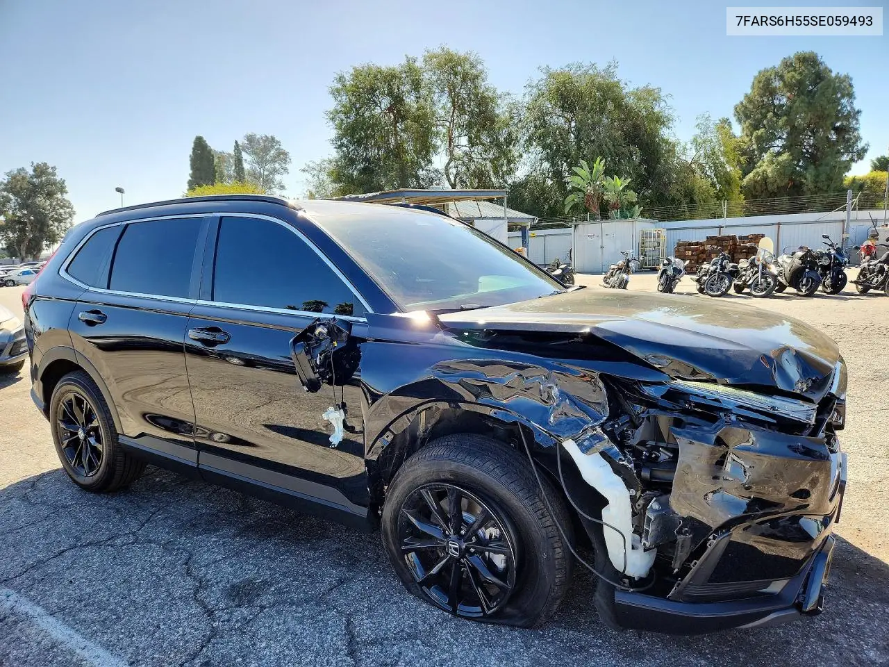 2025 HONDA CR-V VIN 7FARS6H55SE059493 — фото 4