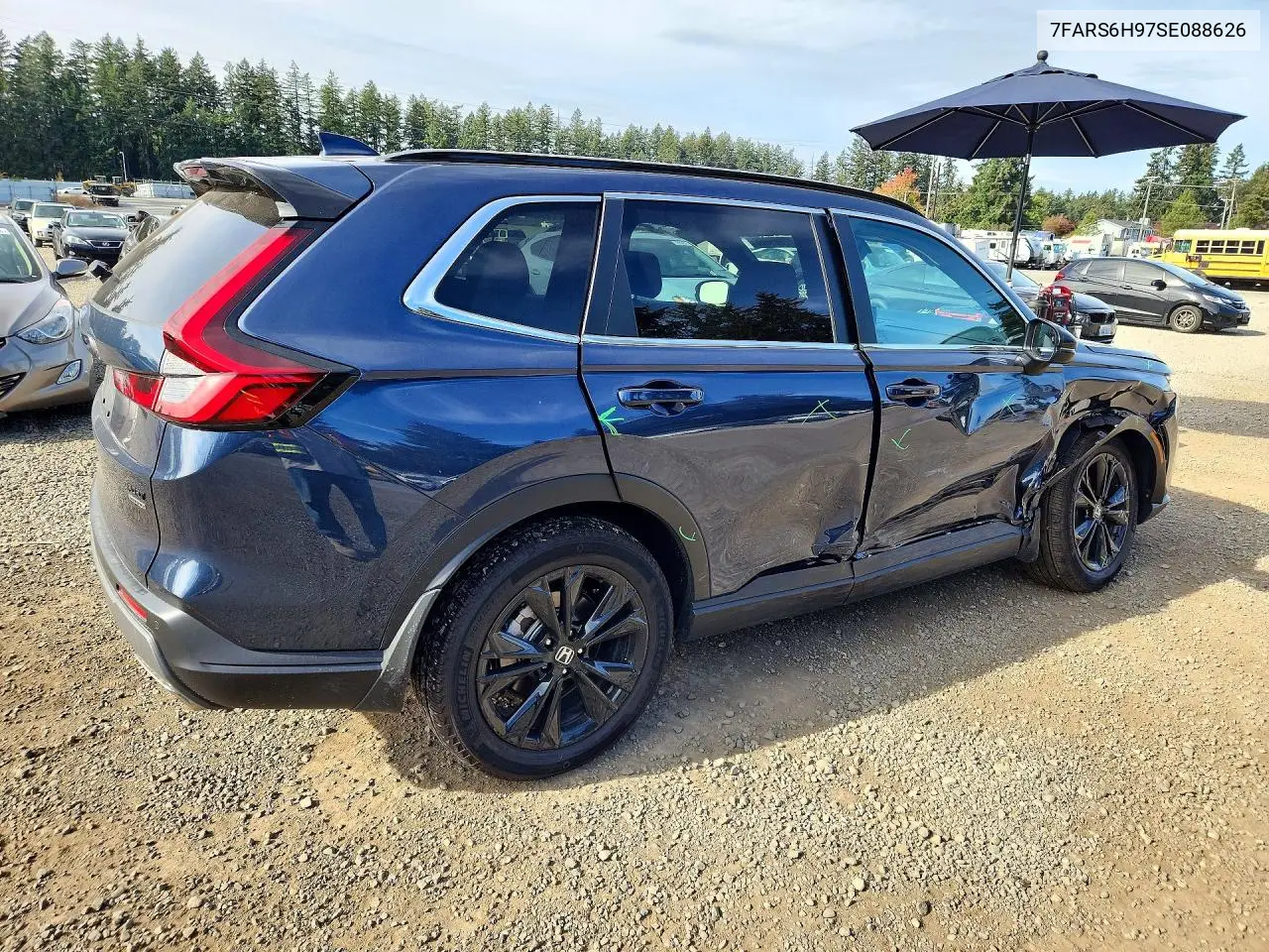 2025 HONDA CR-V VIN 7FARS6H97SE088626 — фото 3