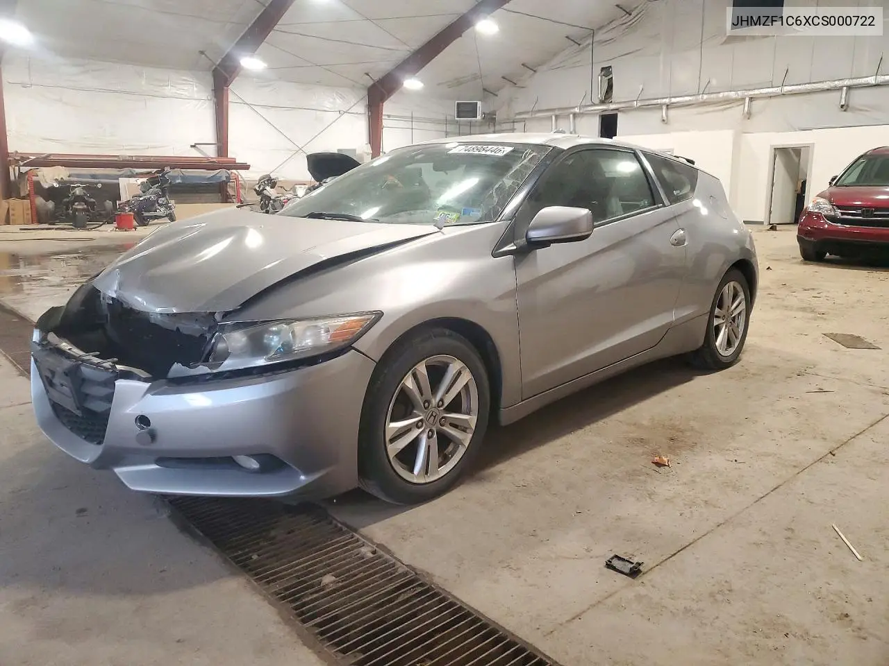 HONDA CR-Z 2012, VIN JHMZF1C6XCS000722