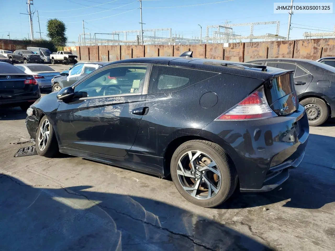 2016 HONDA CR-Z VIN JHMZF1D6XGS001325 — фото 2