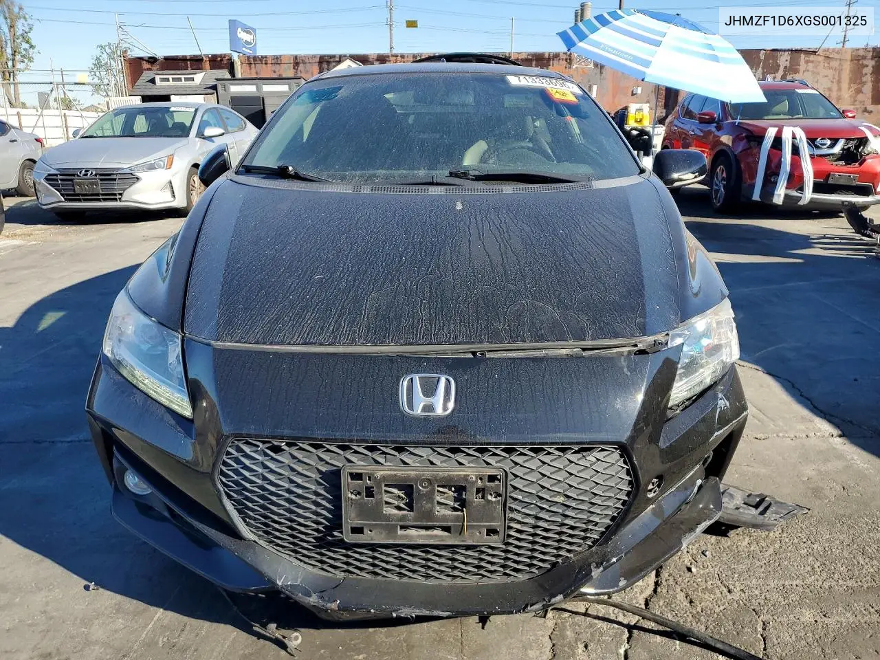 2016 HONDA CR-Z VIN JHMZF1D6XGS001325 — фото 5