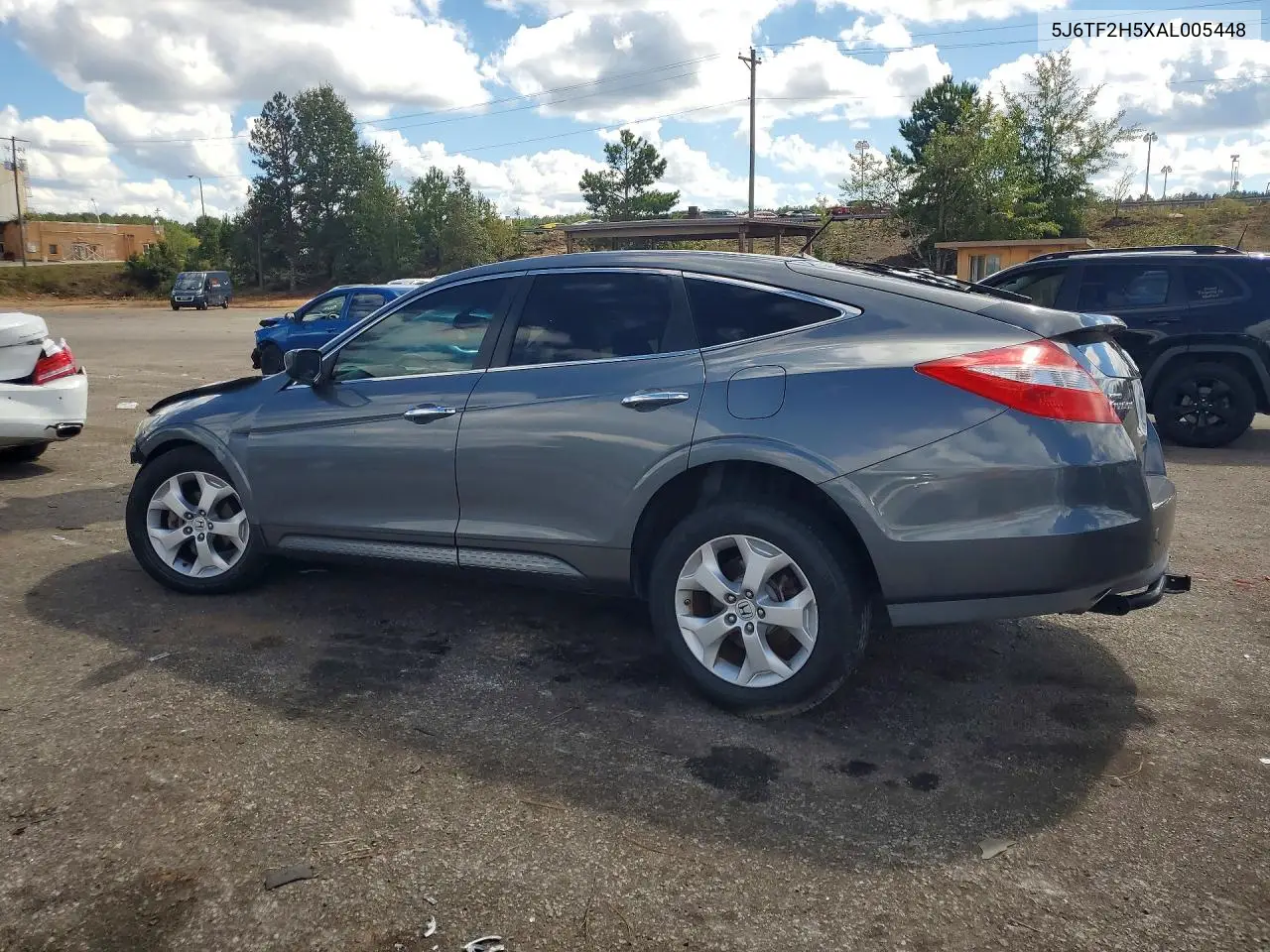 2010 HONDA CROSSTOUR VIN 5J6TF2H5XAL005448 — фото 2