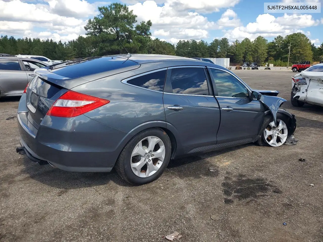 2010 HONDA CROSSTOUR VIN 5J6TF2H5XAL005448 — фото 3