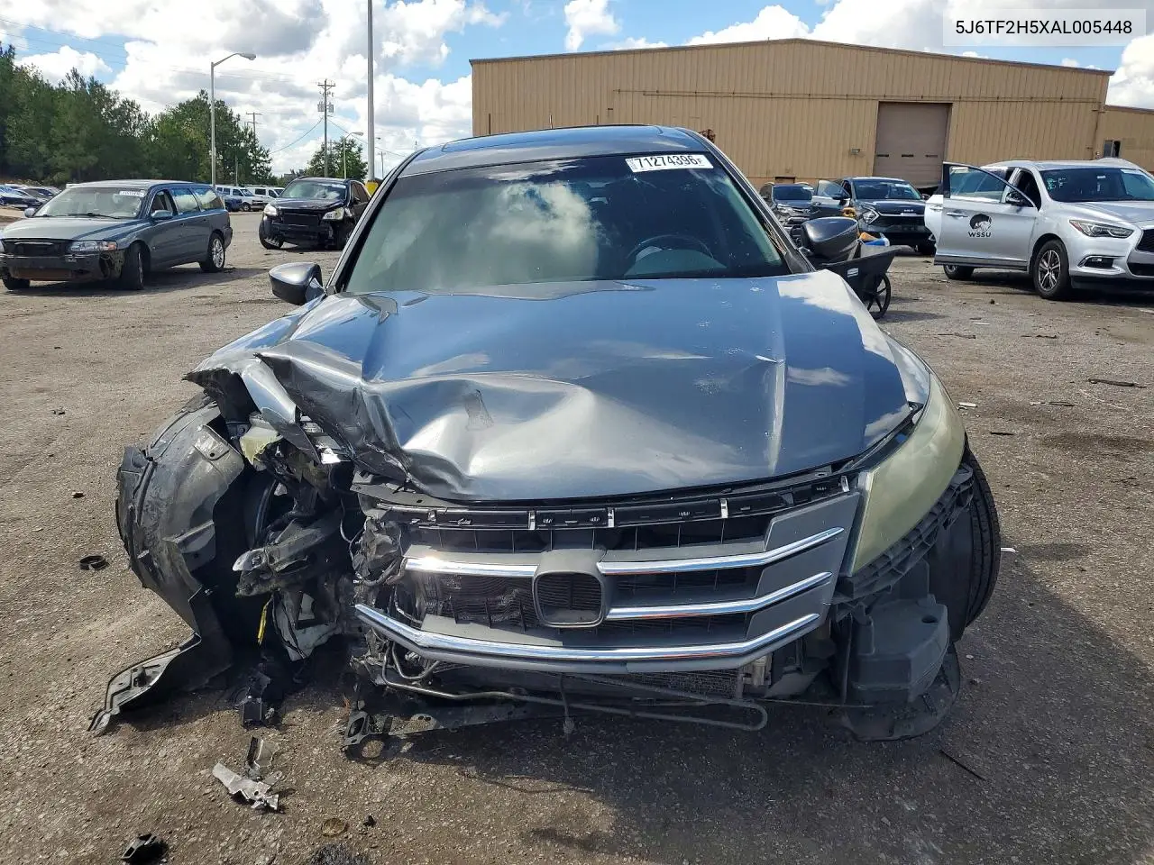 2010 HONDA CROSSTOUR VIN 5J6TF2H5XAL005448 — фото 5
