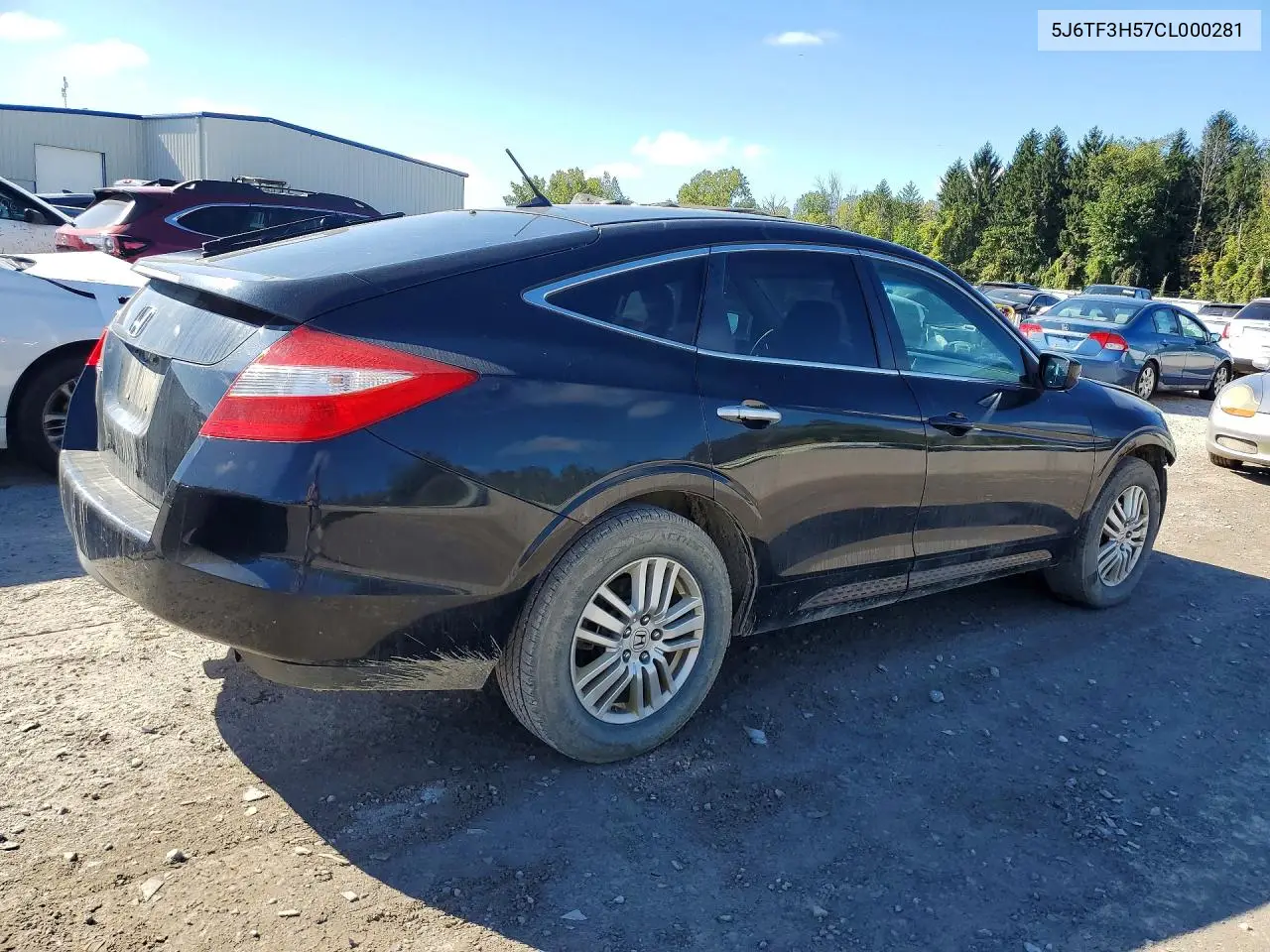 2012 HONDA CROSSTOUR VIN 5J6TF3H57CL000281 — фото 3