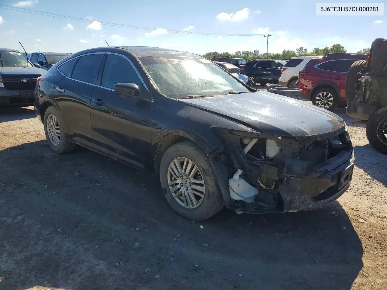 2012 HONDA CROSSTOUR VIN 5J6TF3H57CL000281 — фото 4