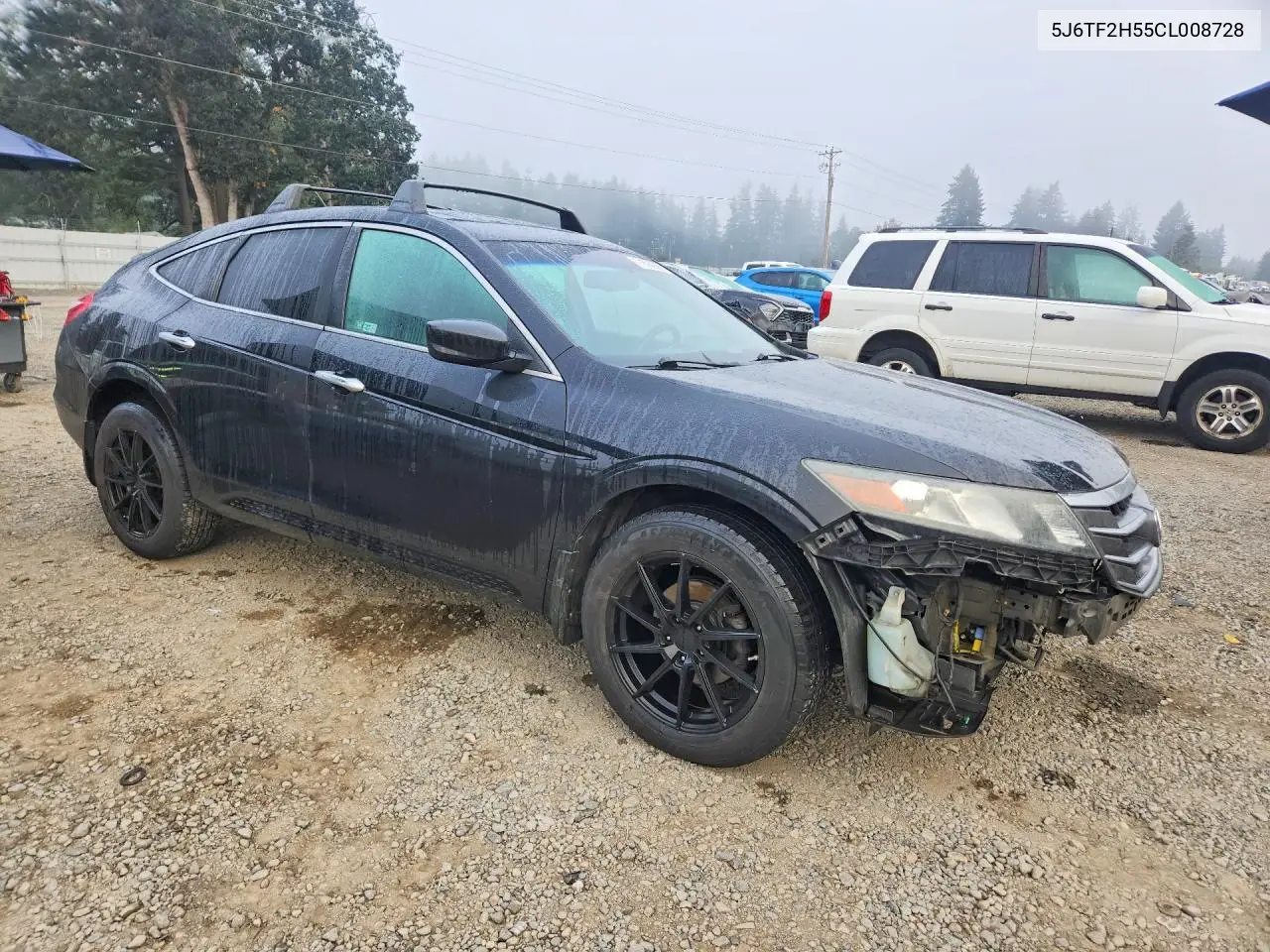 2012 HONDA CROSSTOUR VIN 5J6TF2H55CL008728 — фото 4