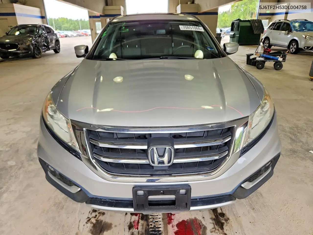 2013 HONDA CROSSTOUR VIN 5J6TF2H53DL004758 — фото 5
