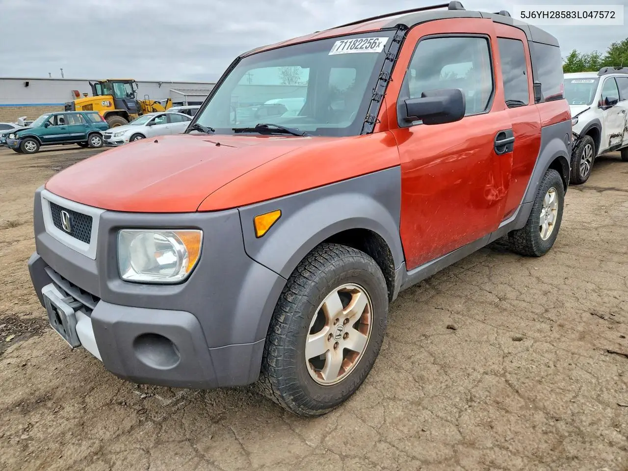 HONDA ELEMENT 2003, VIN 5J6YH28583L047572