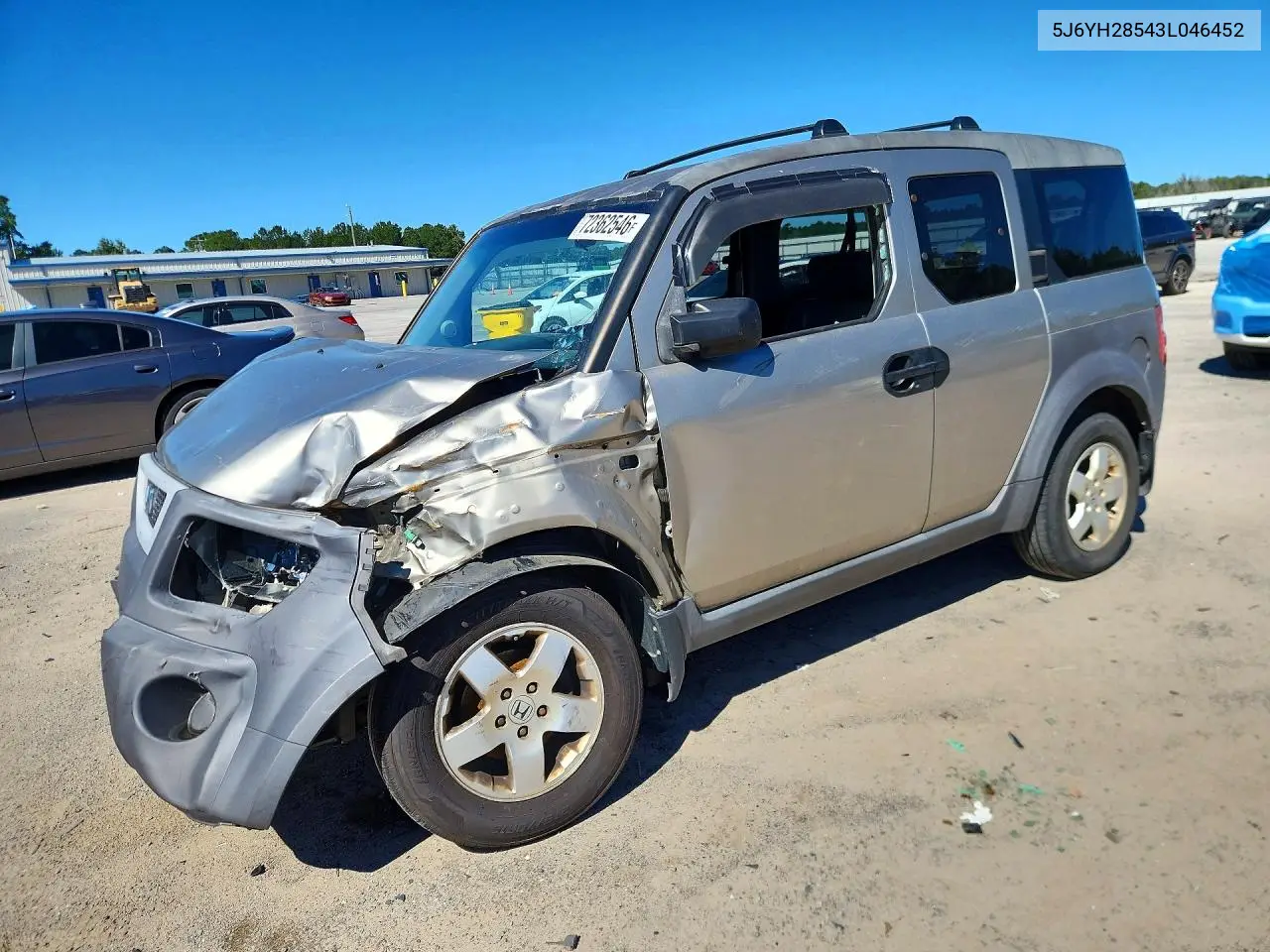 HONDA ELEMENT 2003, VIN 5J6YH28543L046452