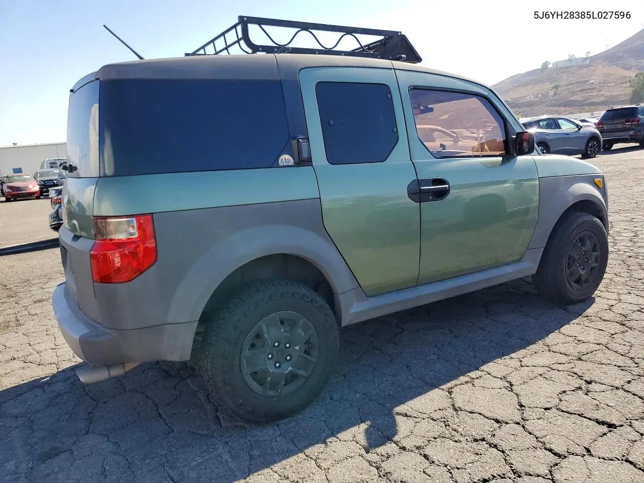 2005 HONDA ELEMENT VIN 5J6YH28385L027596 — фото 3