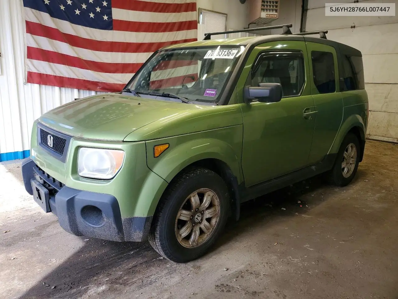 HONDA ELEMENT 2006, VIN 5J6YH28766L007447