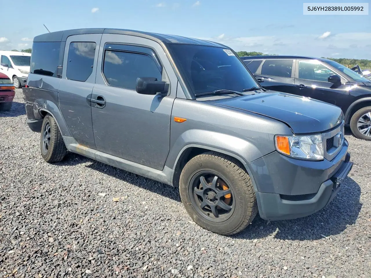 2009 HONDA ELEMENT VIN 5J6YH28389L005992 — фото 4