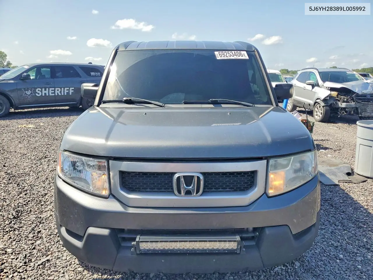 2009 HONDA ELEMENT VIN 5J6YH28389L005992 — фото 5