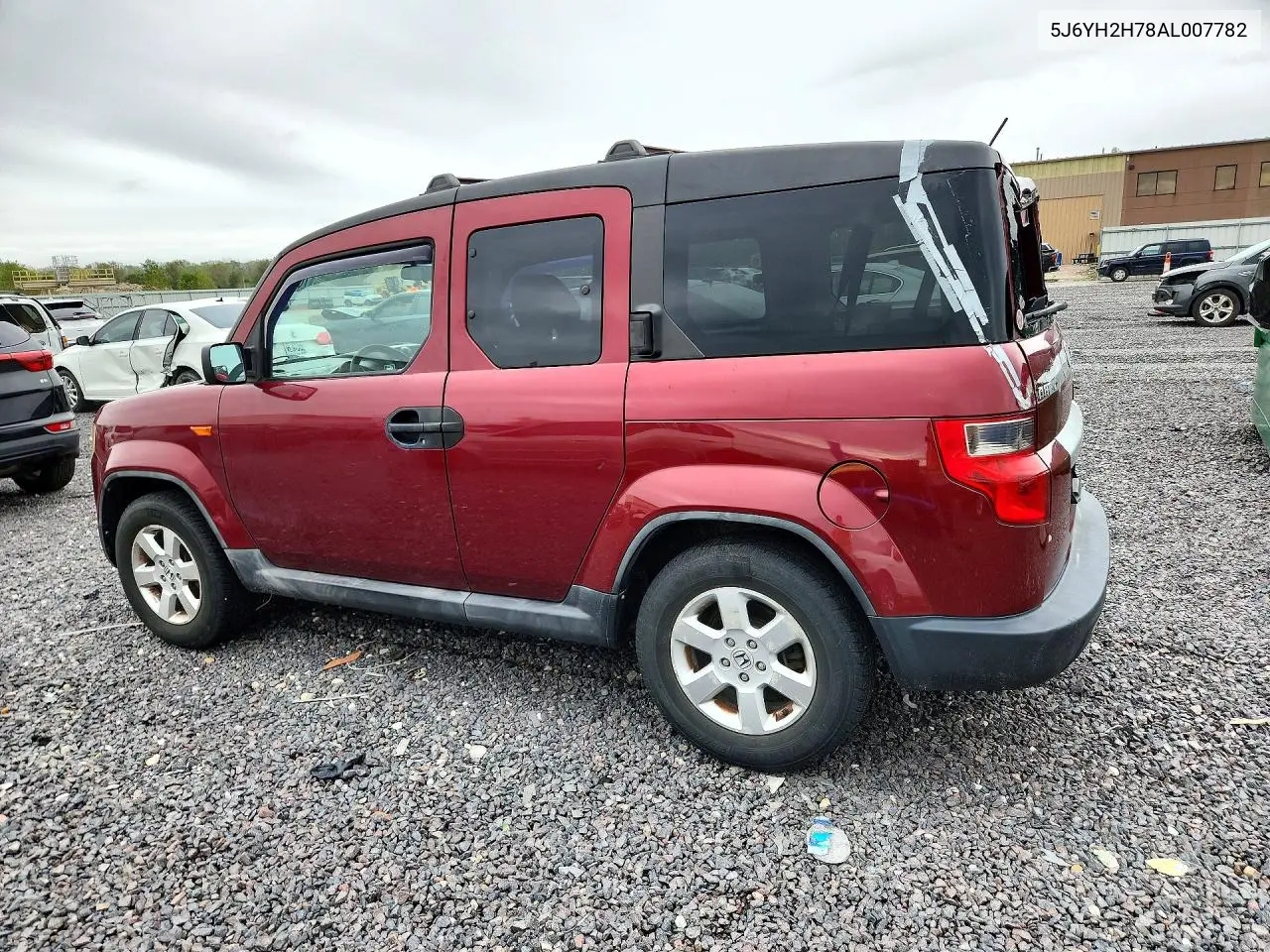2010 HONDA ELEMENT VIN 5J6YH2H78AL007782 — фото 2