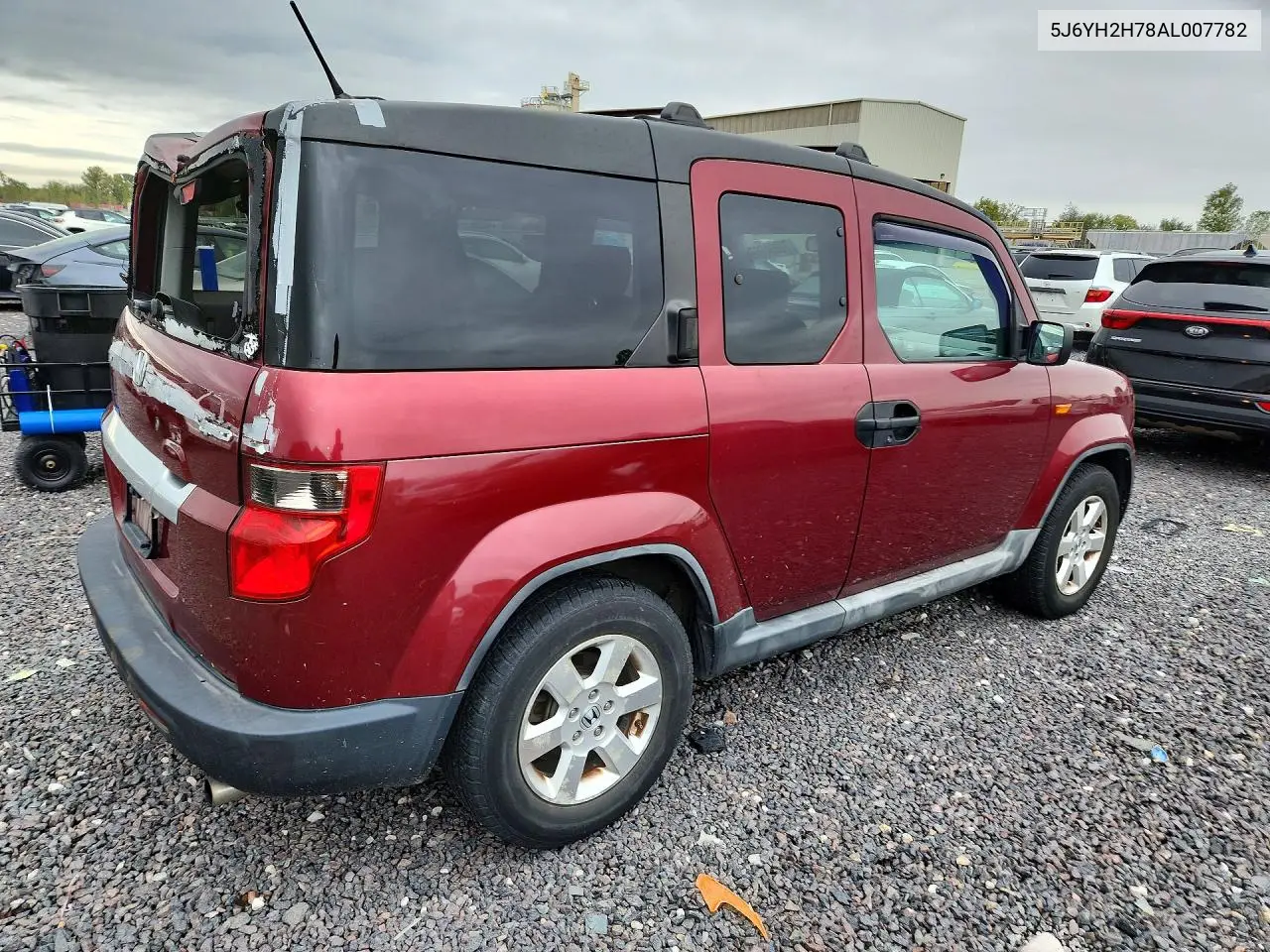 2010 HONDA ELEMENT VIN 5J6YH2H78AL007782 — фото 3