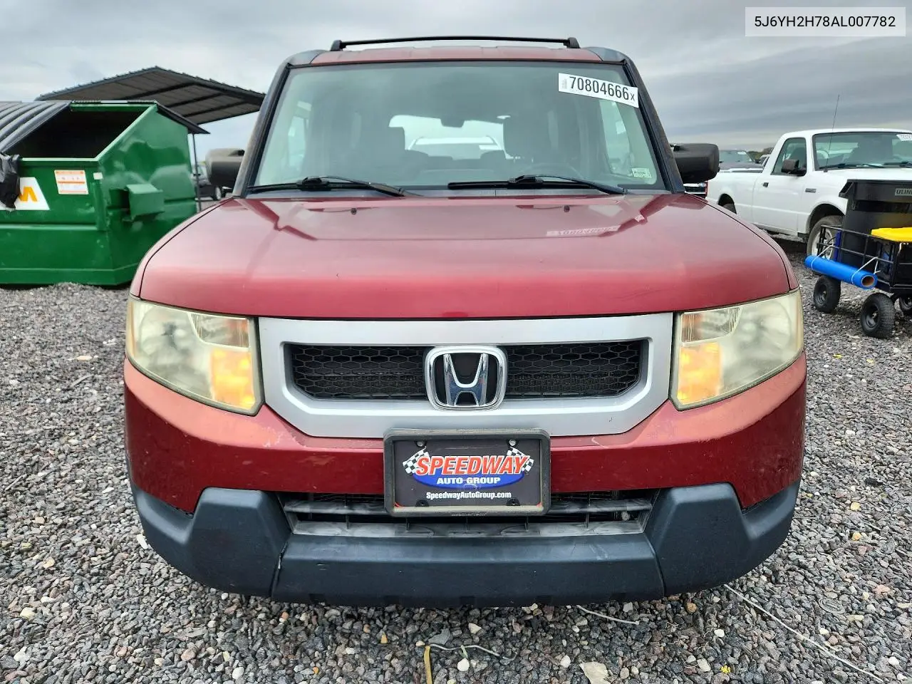2010 HONDA ELEMENT VIN 5J6YH2H78AL007782 — фото 5