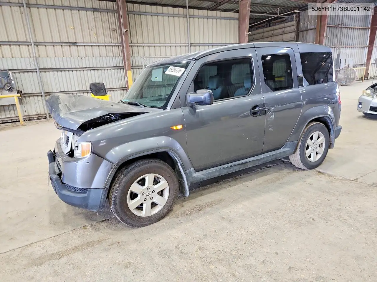 HONDA ELEMENT 2011, VIN 5J6YH1H73BL001142