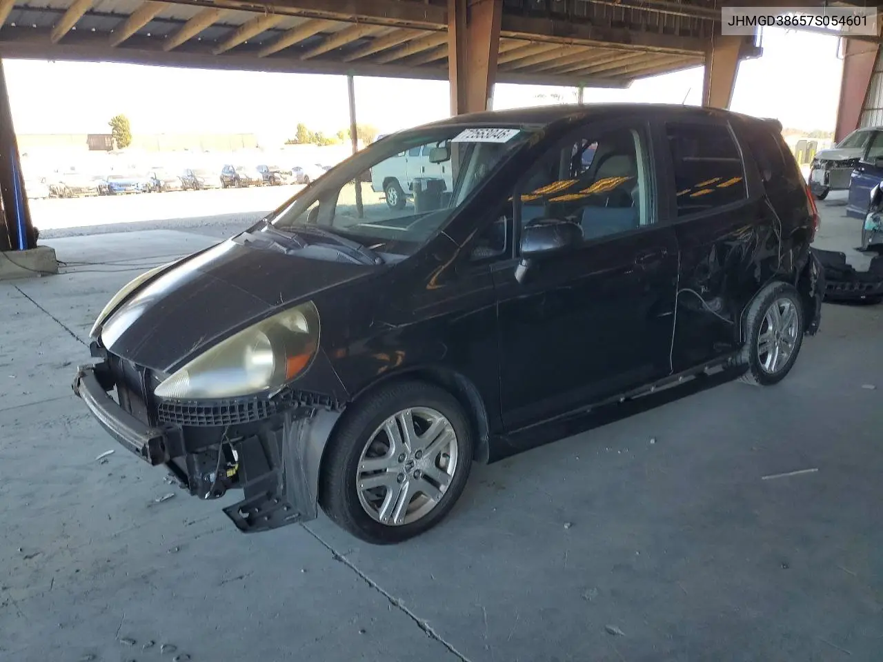 HONDA FIT 2007, VIN JHMGD38657S054601