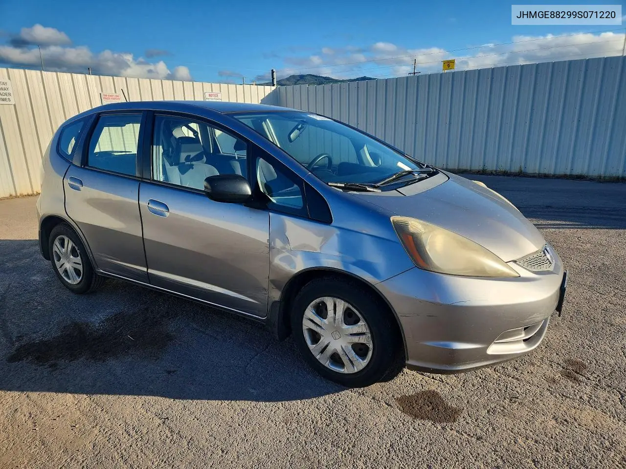 2009 HONDA FIT VIN JHMGE88299S071220 — фото 4