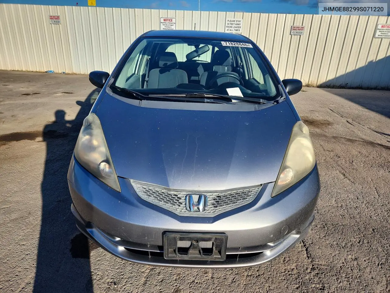 2009 HONDA FIT VIN JHMGE88299S071220 — фото 5