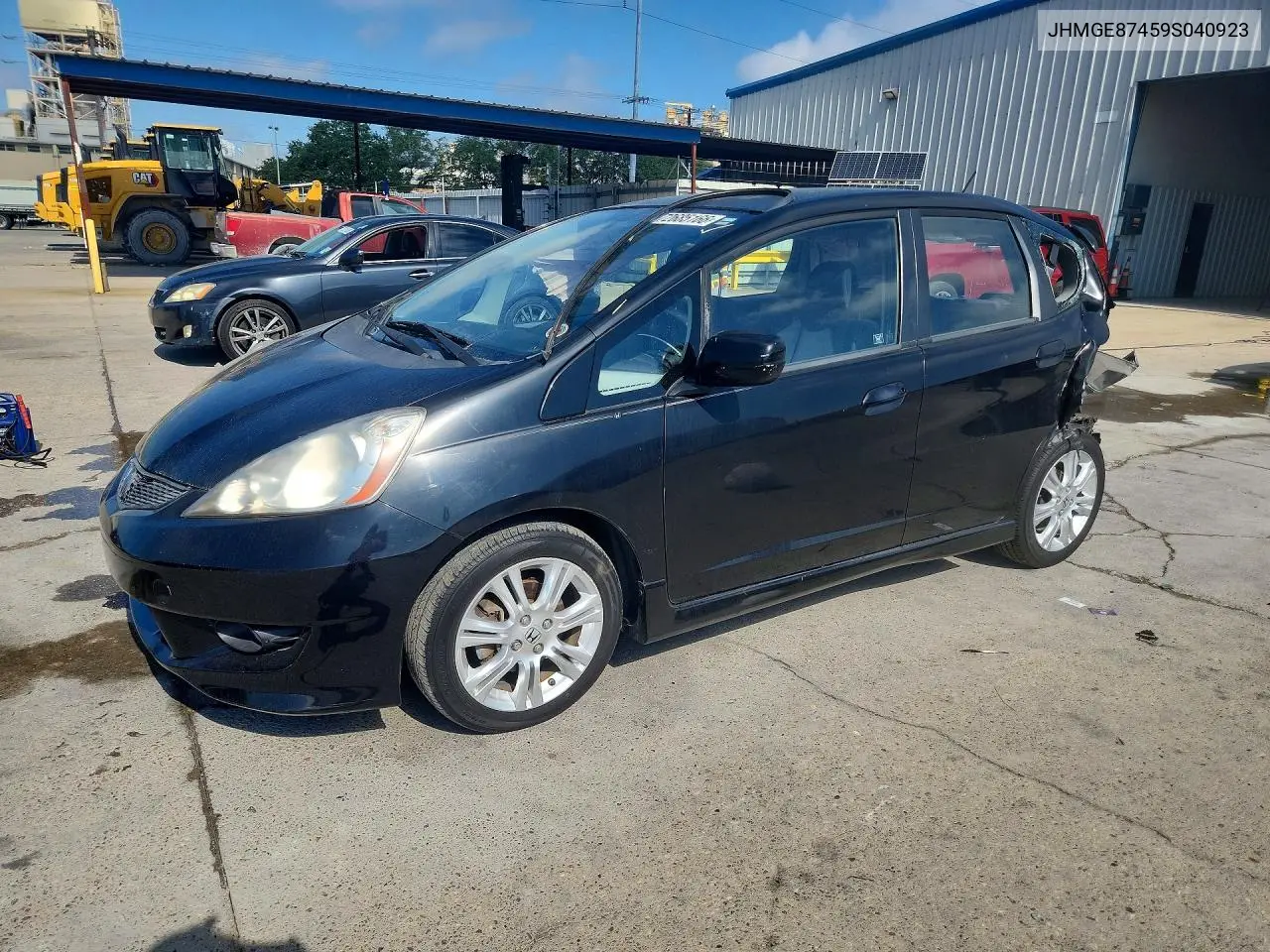 HONDA FIT 2009, VIN JHMGE87459S040923