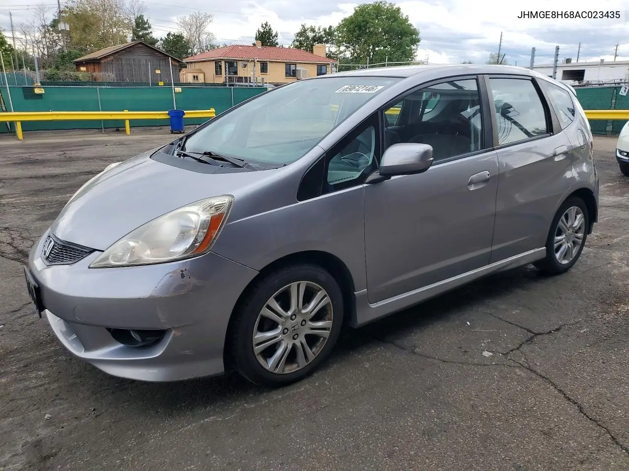 HONDA FIT 2010, VIN JHMGE8H68AC023435