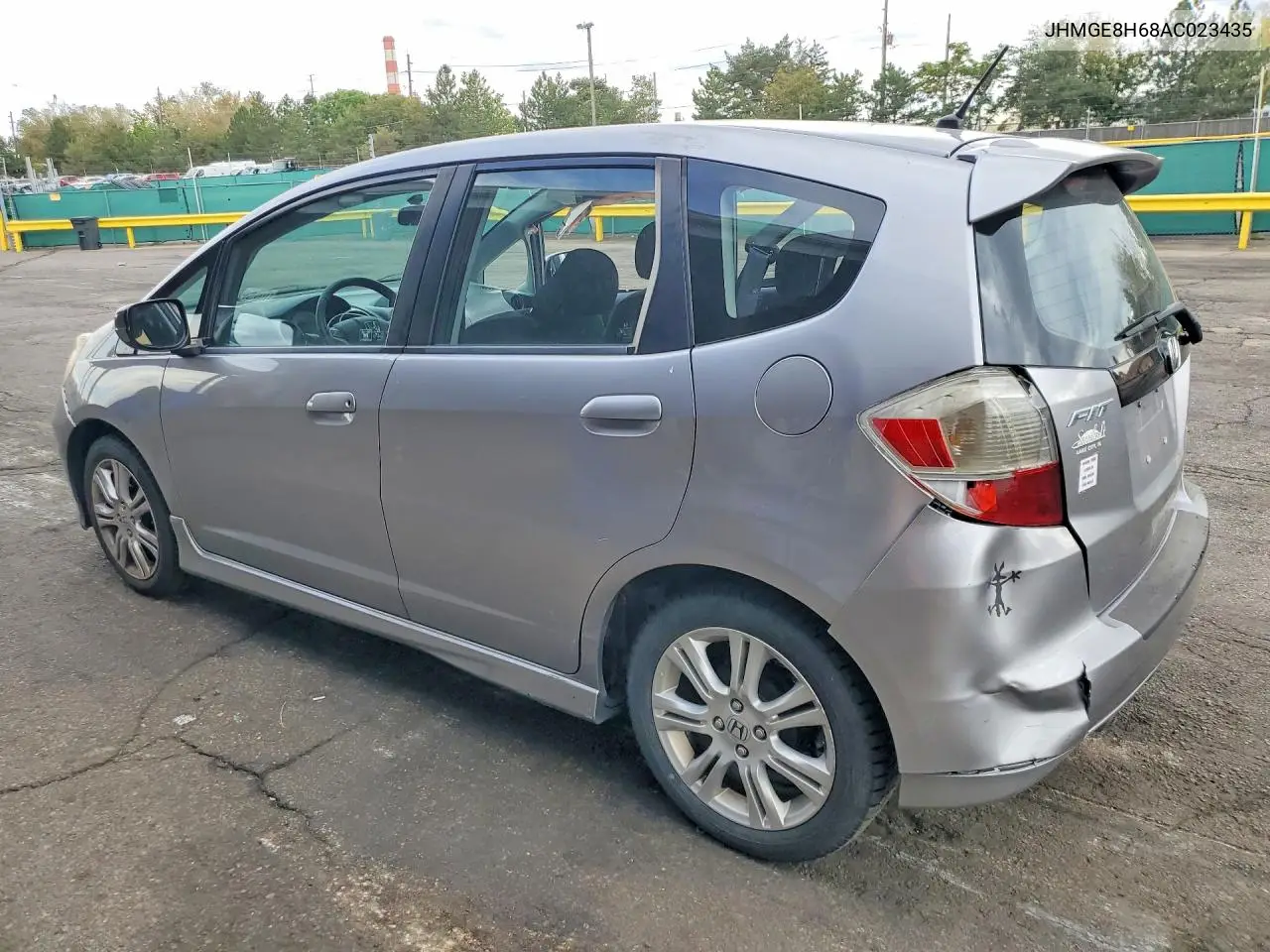2010 HONDA FIT VIN JHMGE8H68AC023435 — фото 2