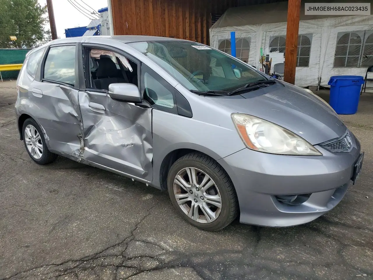 2010 HONDA FIT VIN JHMGE8H68AC023435 — фото 4