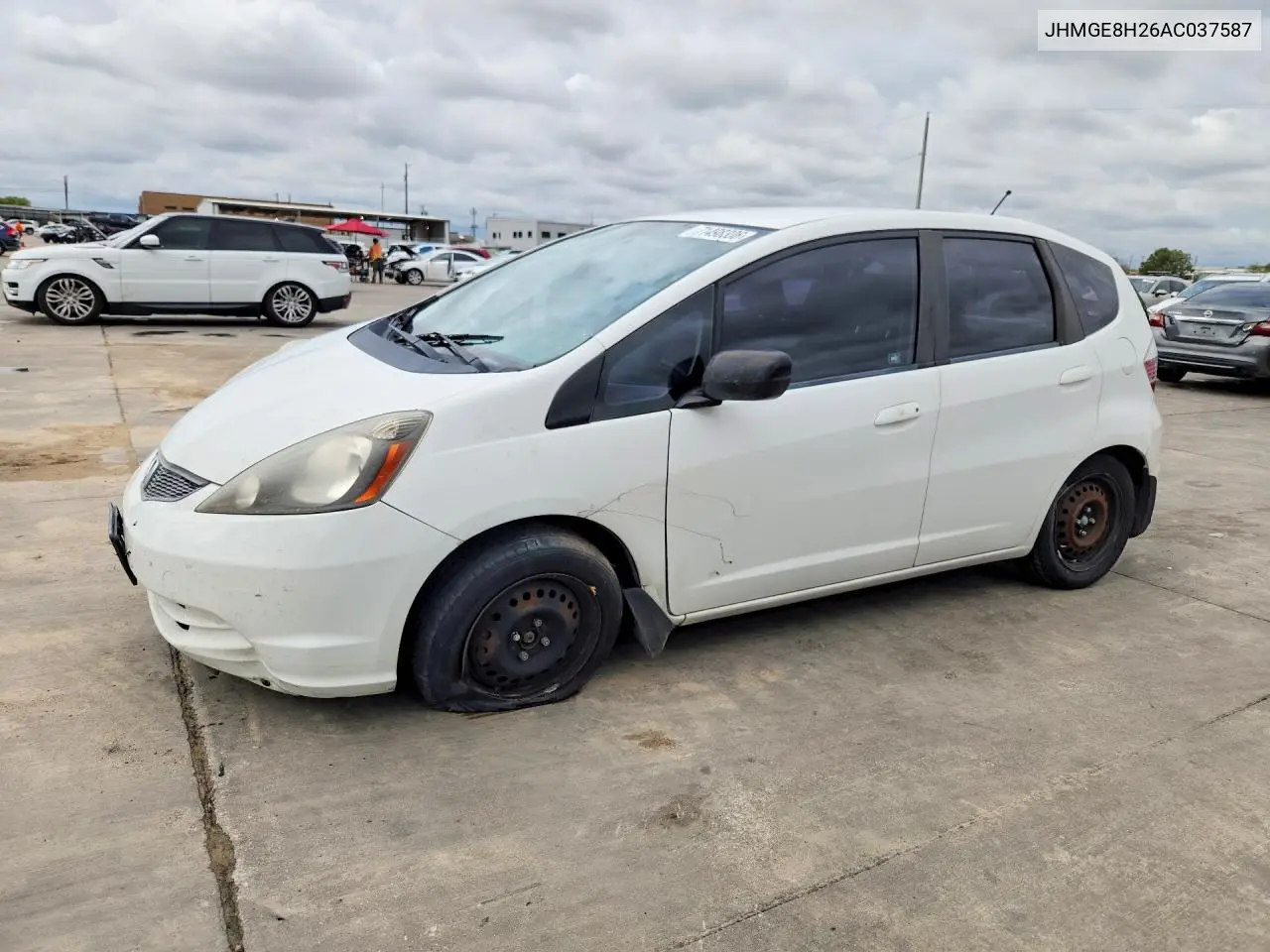 HONDA FIT 2010, VIN JHMGE8H26AC037587
