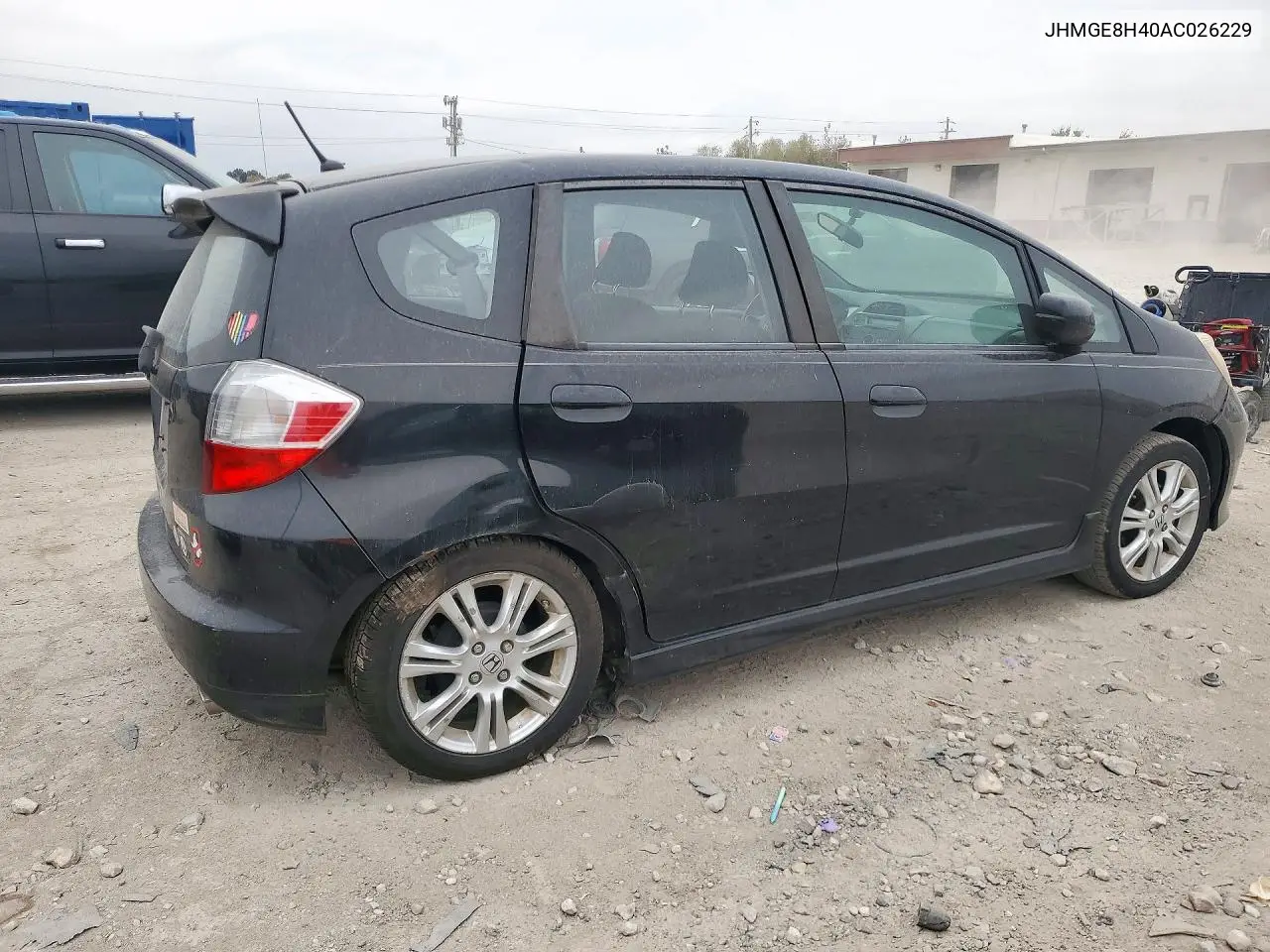 2010 HONDA FIT VIN JHMGE8H40AC026229 — фото 3