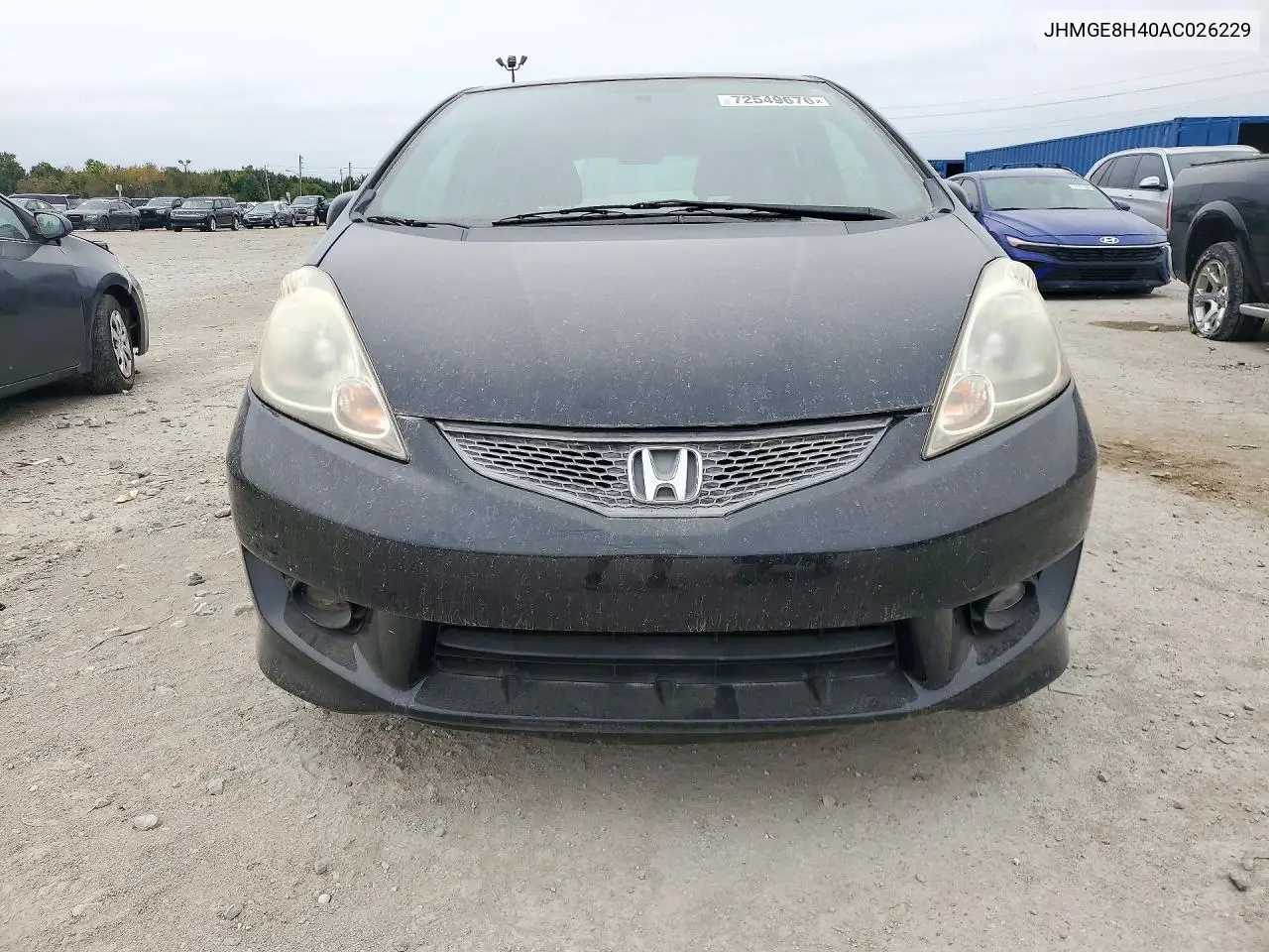 2010 HONDA FIT VIN JHMGE8H40AC026229 — фото 5